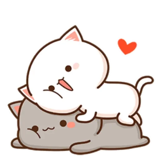 💟 Стикер «Mochi Mochi Peach Cat» для Telegram