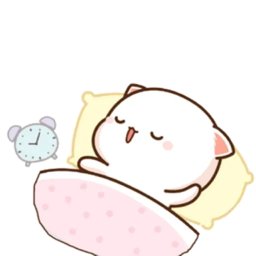 💟 Стикер «Mochi Mochi Peach Cat» для Telegram