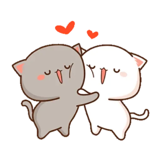 💟 Стикер «Mochi Mochi Peach Cat» для Telegram