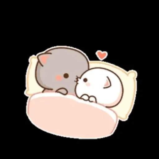 💟 Стикер «Mochi Mochi Peach Cat» для Telegram