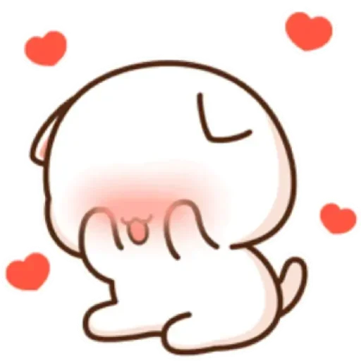 💟 Стикер «Mochi Mochi Peach Cat» для Telegram