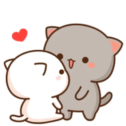💟 Стикер «Mochi Mochi Peach Cat» для Telegram
