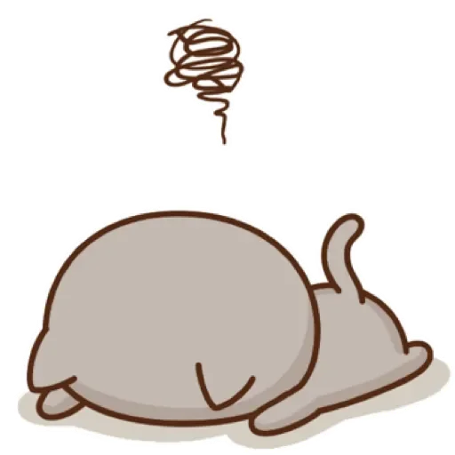 💟 Стикер «Mochi Mochi Peach Cat» для Telegram