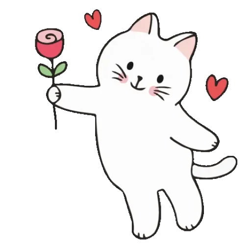 💟 Стикер «Mochi Mochi Peach Cat» для Telegram