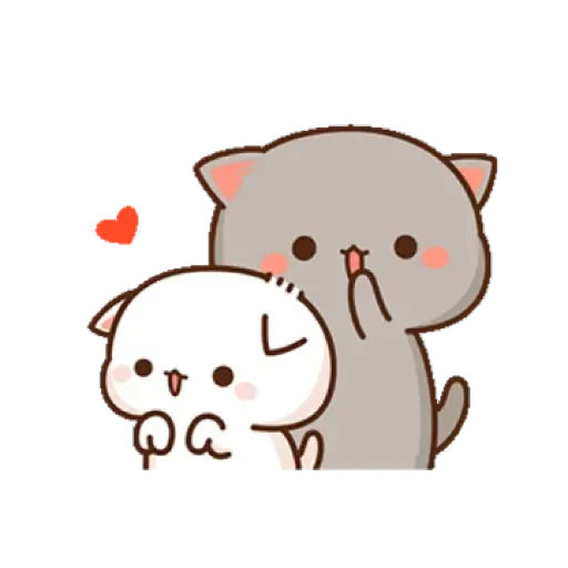 💟 Стикер «Mochi Mochi Peach Cat» для Telegram