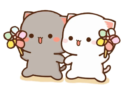 💮 Стикер «Peach and Goma 12» для Telegram