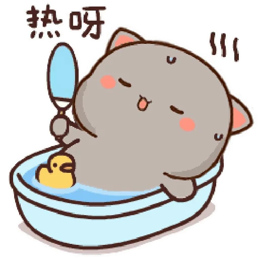 🛁 Стикер «Peach and Goma 12» для Telegram