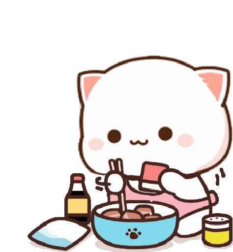 👩‍🍳 Стикер «Peach and Goma 12» для Telegram