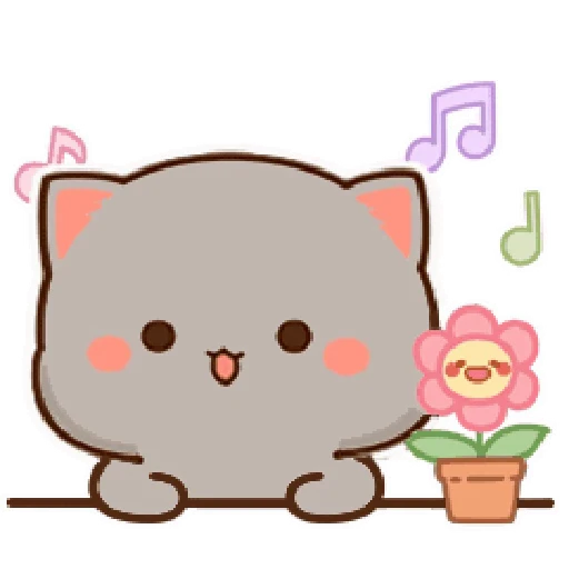 🏵 Стикер «Peach and Goma 12» для Telegram