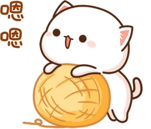 🧵 Стикер «Peach and Goma 12» для Telegram