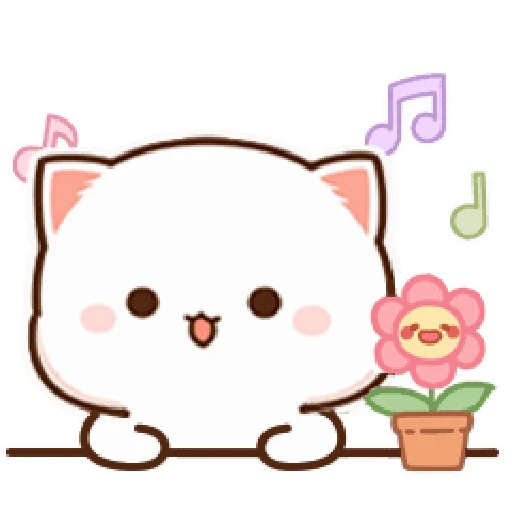 🏵 Стикер «Peach and Goma 12» для Telegram