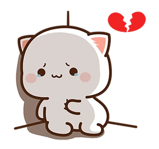 💔 Стикер «Peach and Goma 14» для Telegram
