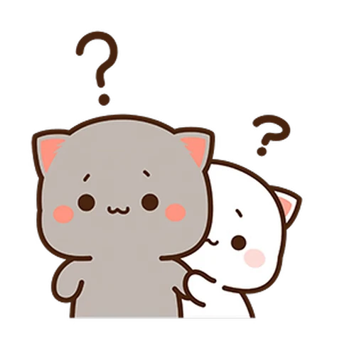 ❔ Стикер «Peach and Goma 14» для Telegram