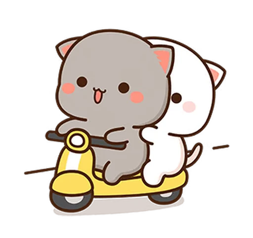 🛵 Стикер «Peach and Goma 14» для Telegram