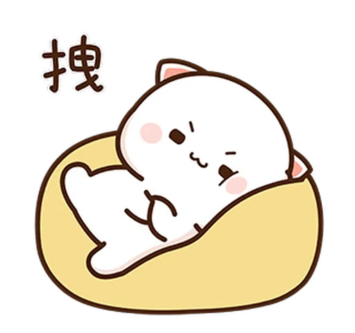 😠 Стикер «Peach and Goma 14» для Telegram