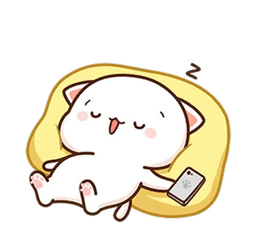 😴 Стикер «Peach and Goma 14» для Telegram