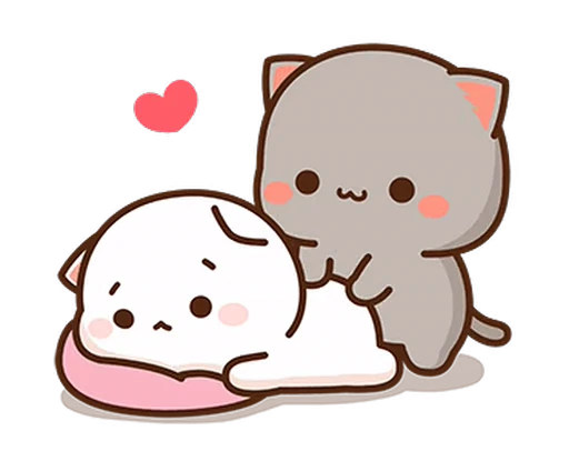 ❤️ Стикер «Peach and Goma 15» для Telegram