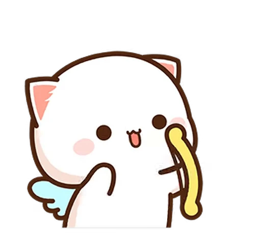 Стикерпак Peach and Goma 15 для Telegram