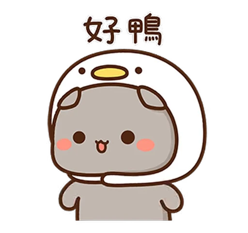 🐤 Стикер «Peach and Goma 15» для Telegram