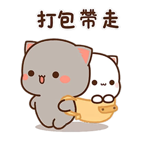 😌 Стикер «Peach and Goma 15» для Telegram