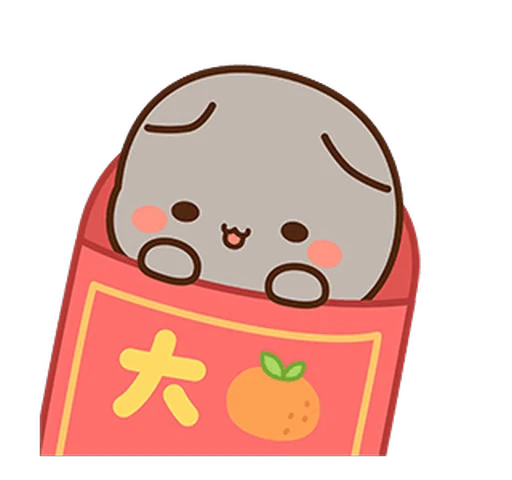 😌 Стикер «Peach and Goma 16» для Telegram