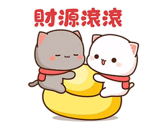 🏮 Стикер «Peach and Goma 16» для Telegram