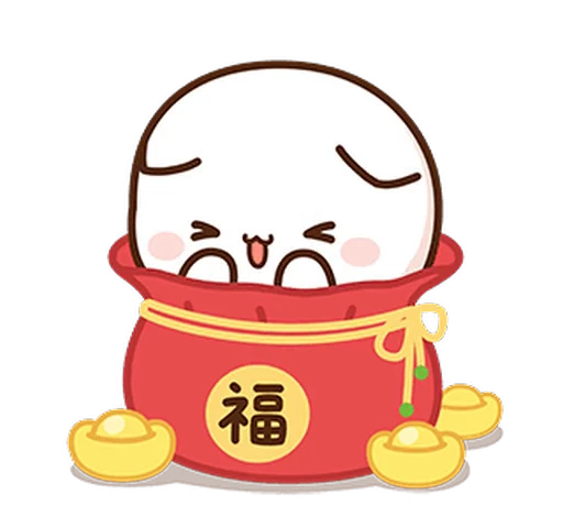 🏮 Стикер «Peach and Goma 16» для Telegram