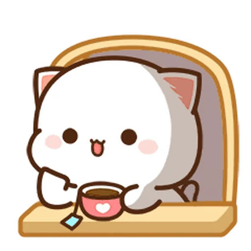 Стикерпак Peach and Goma 19 для Telegram