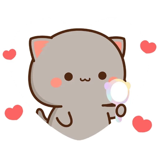 ❤️ Стикер «Peach and Goma 20» для Telegram