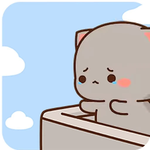 😭 Стикер «Peach and Goma 21» для Telegram