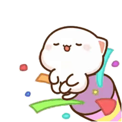 🥳 Стикер «Peach and Goma 21» для Telegram
