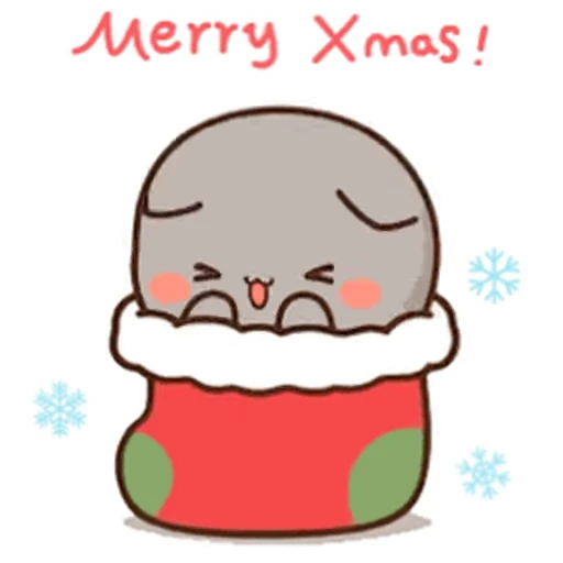 🧑‍🎄 Стикер «Peach and Goma 21» для Telegram