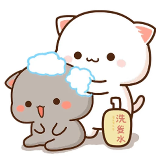 🧼 Стикер «Peach and Goma 21» для Telegram