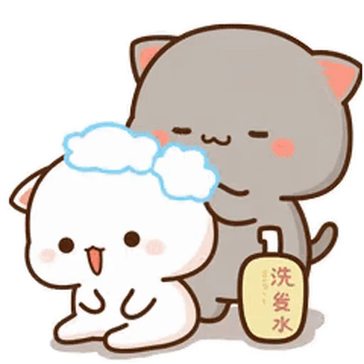 🧼 Стикер «Peach and Goma 21» для Telegram