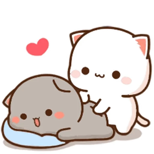 ❤️ Стикер «Peach and Goma 21» для Telegram