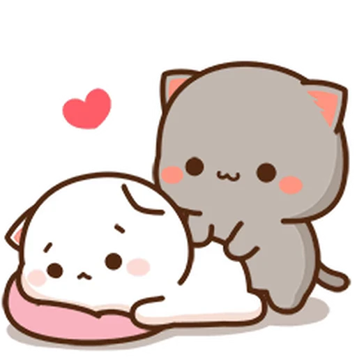 ❤️ Стикер «Peach and Goma 21» для Telegram