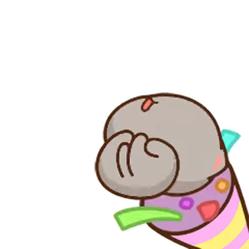 🥳 Стикер «Peach and Goma 21» для Telegram