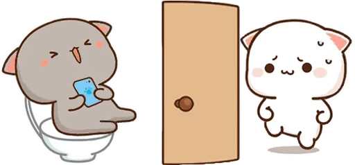 😣 Стикер «Peach and Goma 21» для Telegram