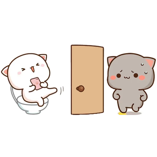 😣 Стикер «Peach and Goma 21» для Telegram