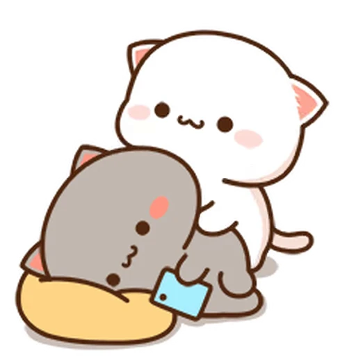🥰 Стикер «Peach and Goma» для Telegram