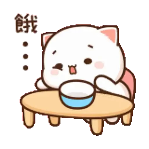 😫 Стикер «Peach and Goma» для Telegram