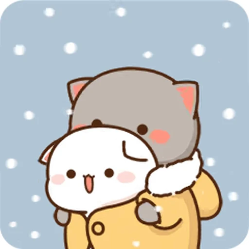 🤗 Стикер «Peach and Goma» для Telegram