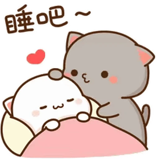 😘 Стикер «Peach and Goma» для Telegram