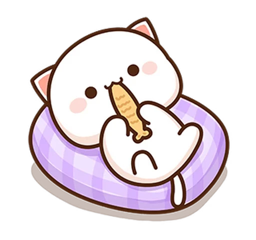 🐡 Стикер «Peach and Goma 2» для Telegram