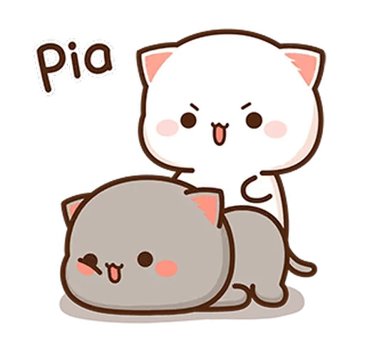 😖 Стикер «Peach and Goma 2» для Telegram