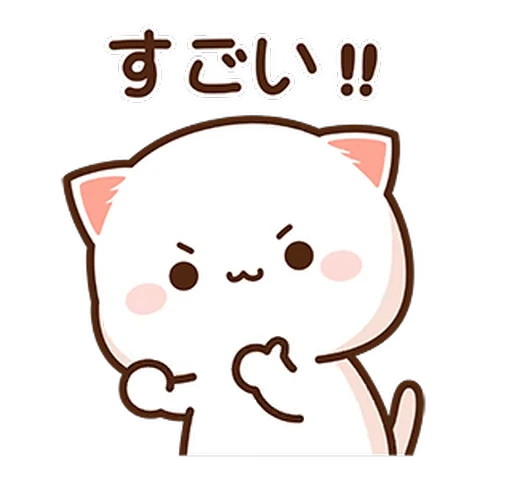 👍 Стикер «Peach and Goma 2» для Telegram