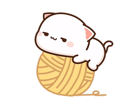 🧵 Стикер «Peach and Goma 2» для Telegram