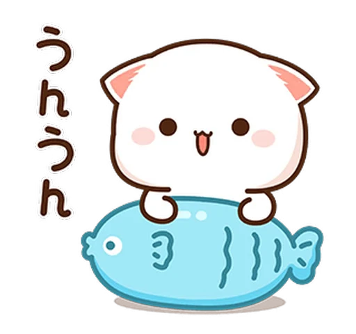🐟 Стикер «Peach and Goma 2» для Telegram