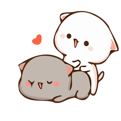 ❤️ Стикер «Peach and Goma 3» для Telegram