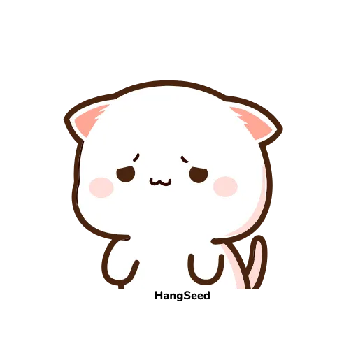 🙁 Стикер «Peach and Goma 3» для Telegram